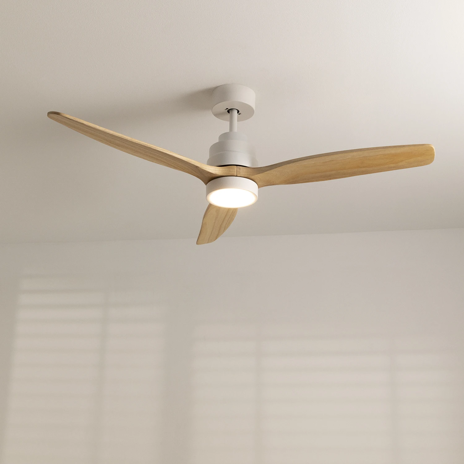 Create - ceiling fan 40w silent ø132 cm 100% wood - wind stylance special edition