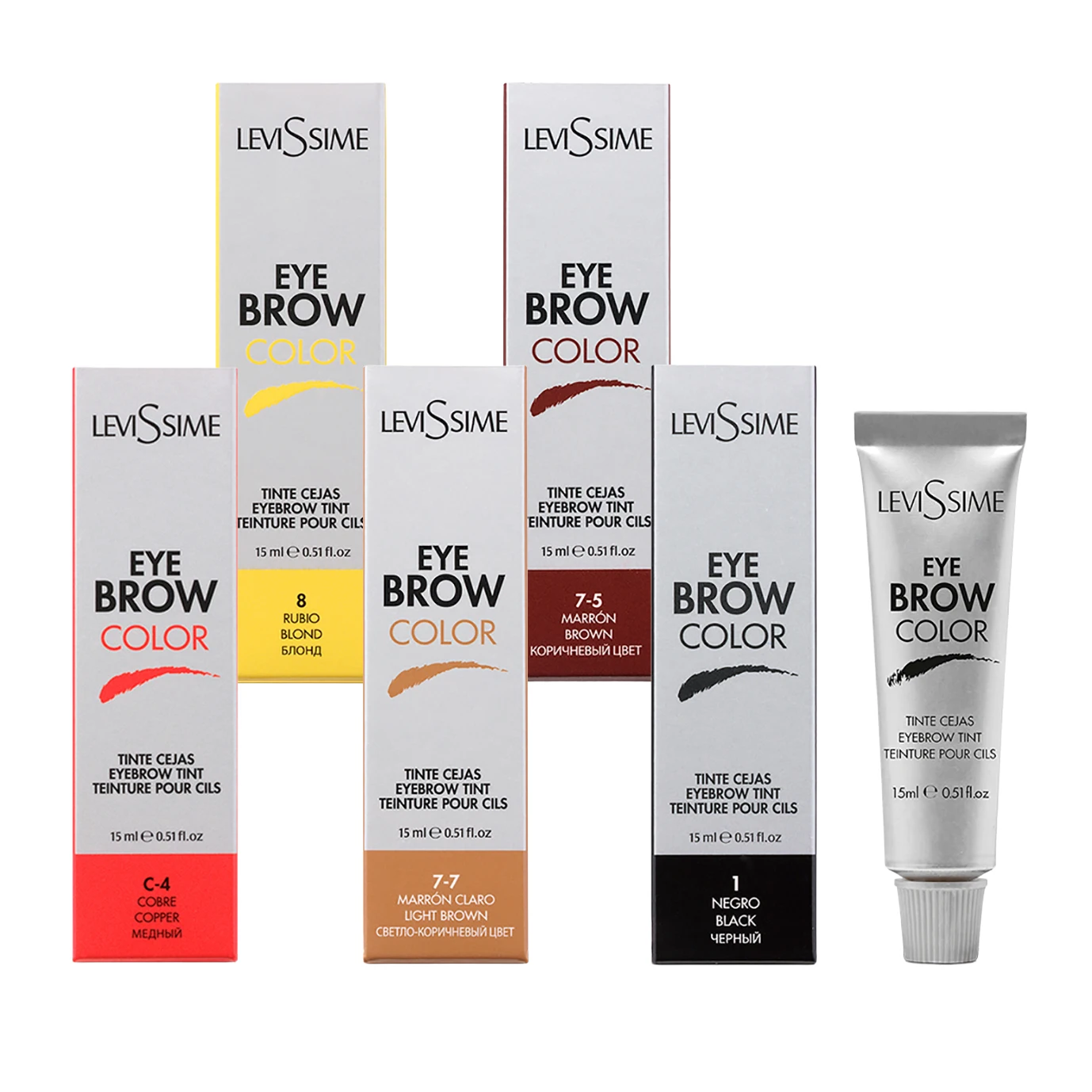 Levissime Eyebrow Color 15mL | Tinte de Cejas