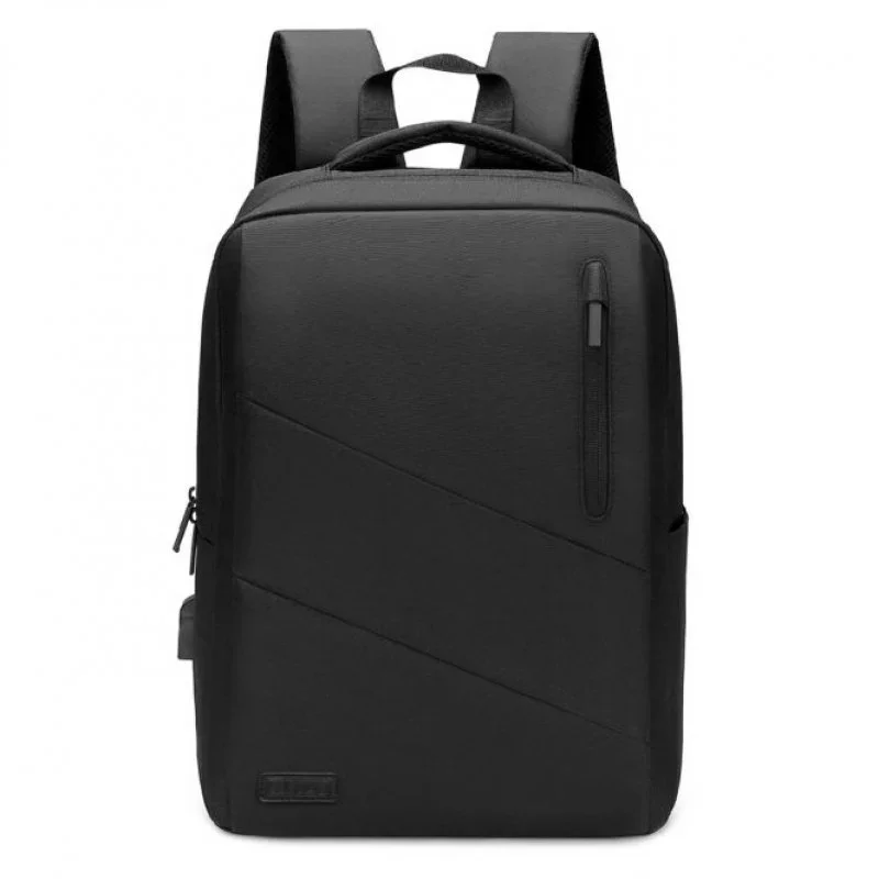 Negro Subblim Mochila Para Portátil City Backpack 15,6" - Compartimento Acolchado - Resistente Al Agua - Puerto Usb - Color