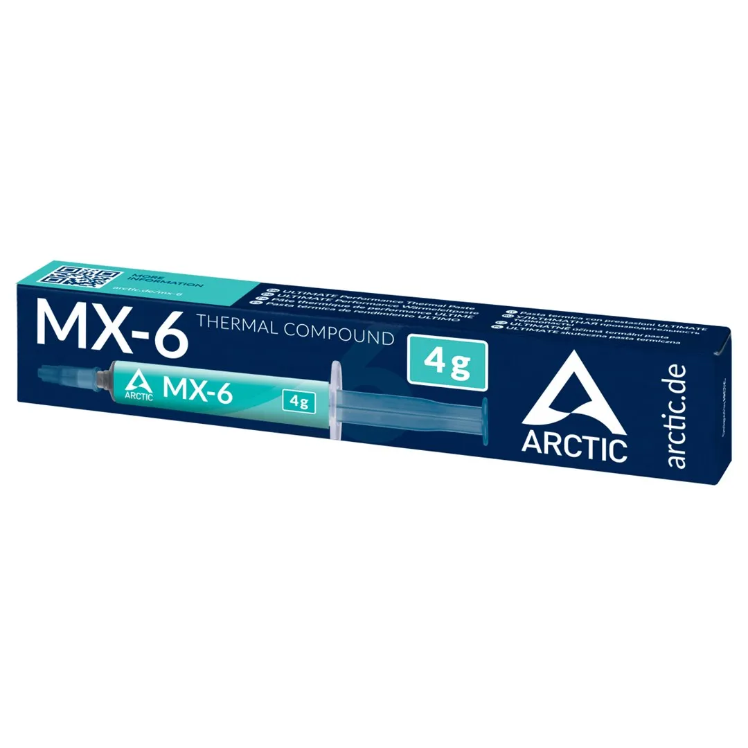 Thermal paste ARCTIC MX-6 (4G) -maximum performance for Cpus, consoles and graphics cards