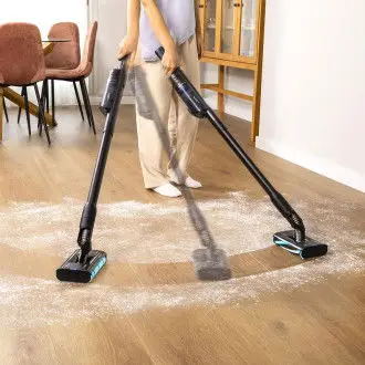 CECOTEC 08399 2 in 1 broom vacuum with Omnidirectional design and 210 W power Scoba 2100 Twice Animal Cecotec