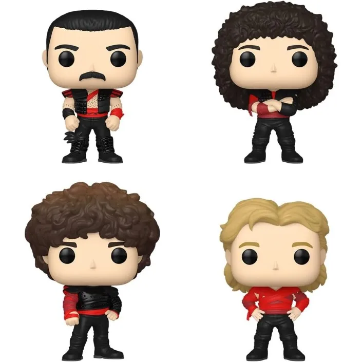 Figura Funko Pop! Rocks Queen Pack-4 Modelo Radio Gaga | 70602 -  Original - Figuras Miniaturas Coleccionables Para Exhibición - Idea De Regalo - Mercancía Oficial - Juguetes Para Niños Y Adultos -