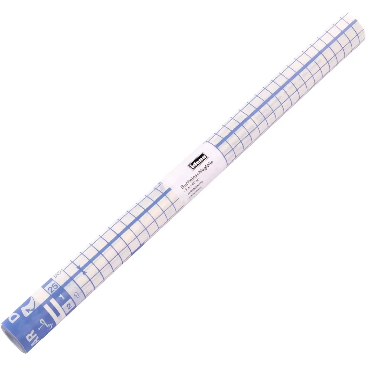 Pack de 3 Rollos de Plástico Transparente Adhesivo para Forrar Libros – 0,45 m, 0,33 de Ancho x 5 m o 1,5 m – Forro Autoadhesivo Flexible y Resistente – Protector para Libros Escolares, Cuadernos y