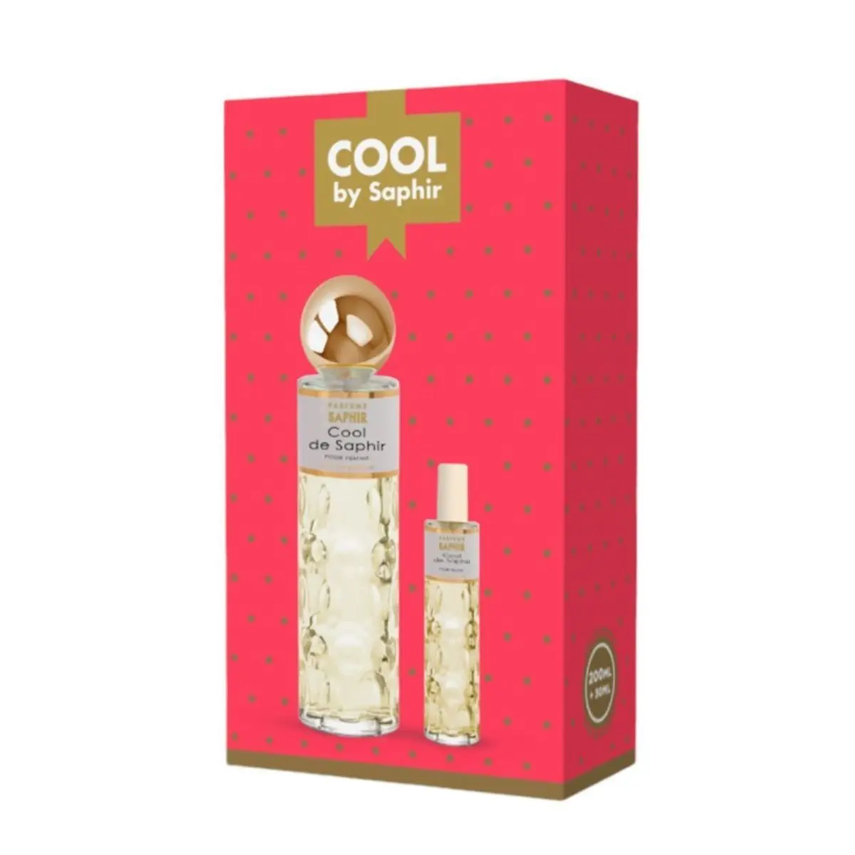 Saphir Cool 200 + 30 ml Perfume women case