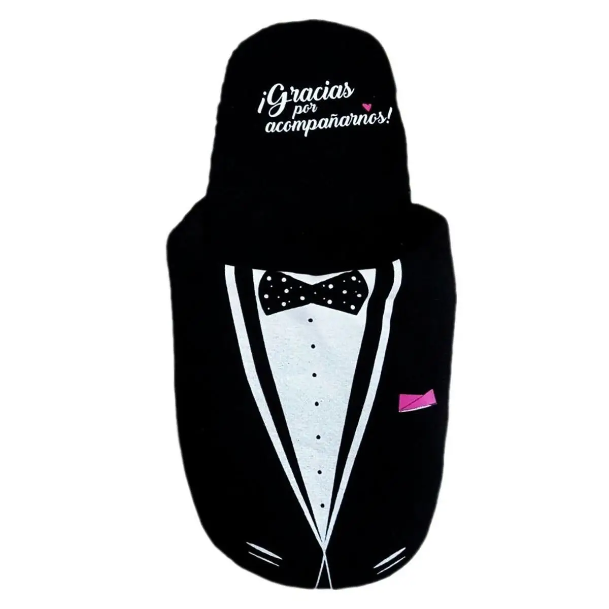 Lote 20 Pantuflas de Algodón GRACIAS POR ACOMPAÑARNOS Modelo NOVIO Hombres Zapatillas Baño Algodón - Detalles Bodas Zapatillas Algodón Detalles regalos