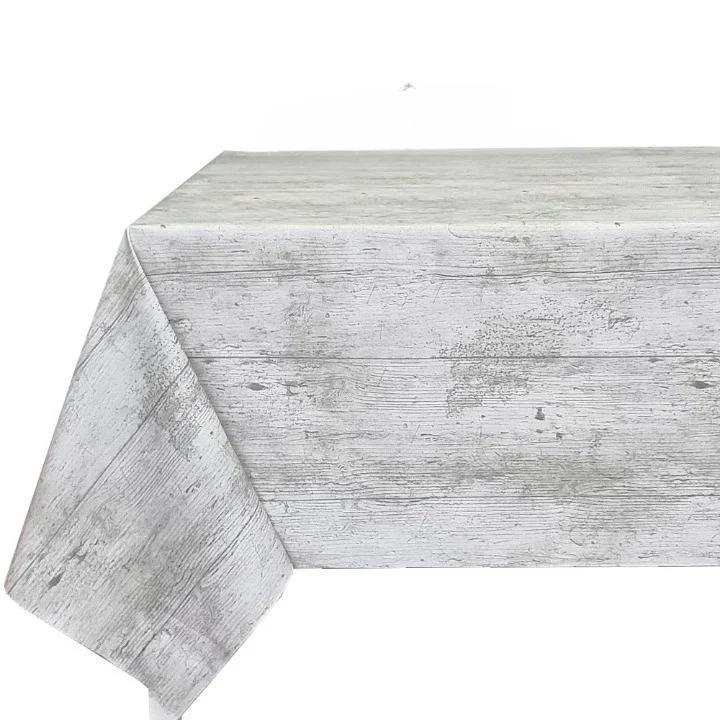Mantel hule PVC para mesa rectangular, impermeable y fácil de limpiar, ideal para el hogar interior y exterior