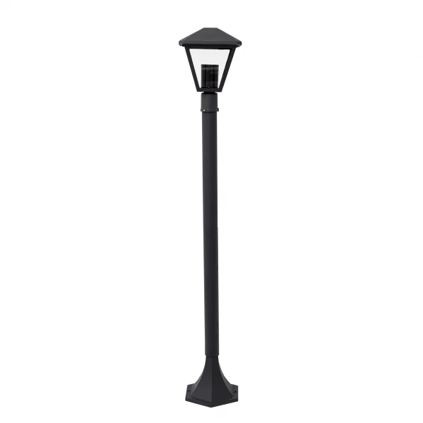 Gris/Oscuro Farola Pequeña Dornela Ip44 100 Cm Fabrilámpara