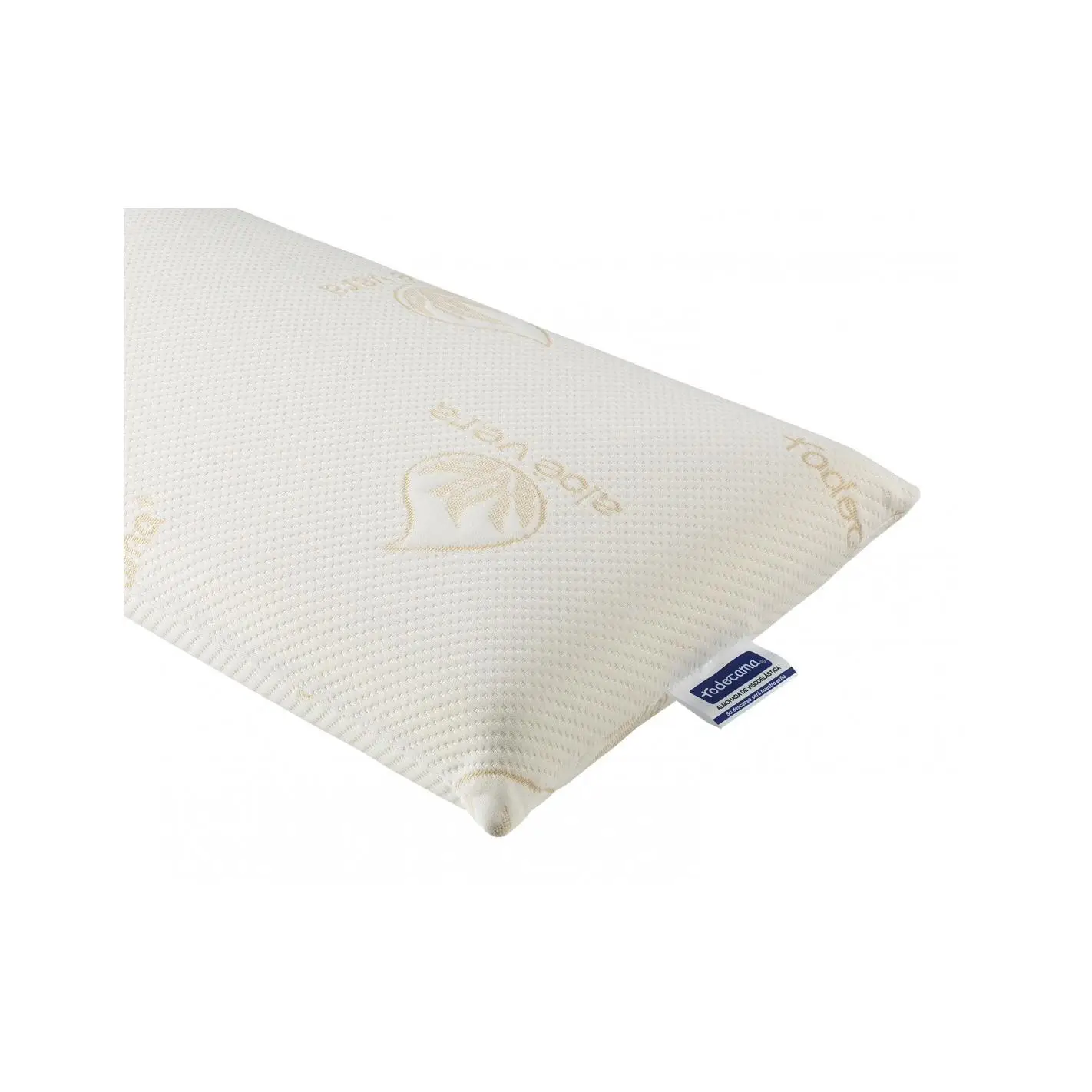 Todocama - Almohada viscoelástica hipoalergénica antibacteriana y antiácaros Firmeza Media-Alta