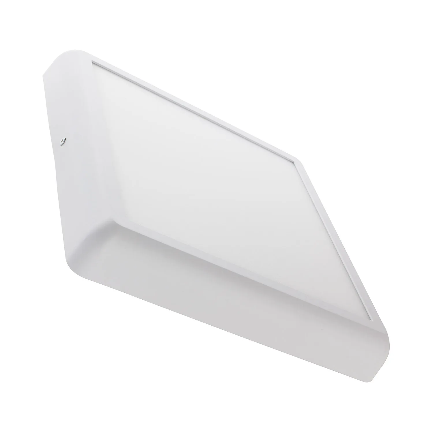 Ledkia Plafón LED 24W Cuadrado Metal 300x300 mm Design White