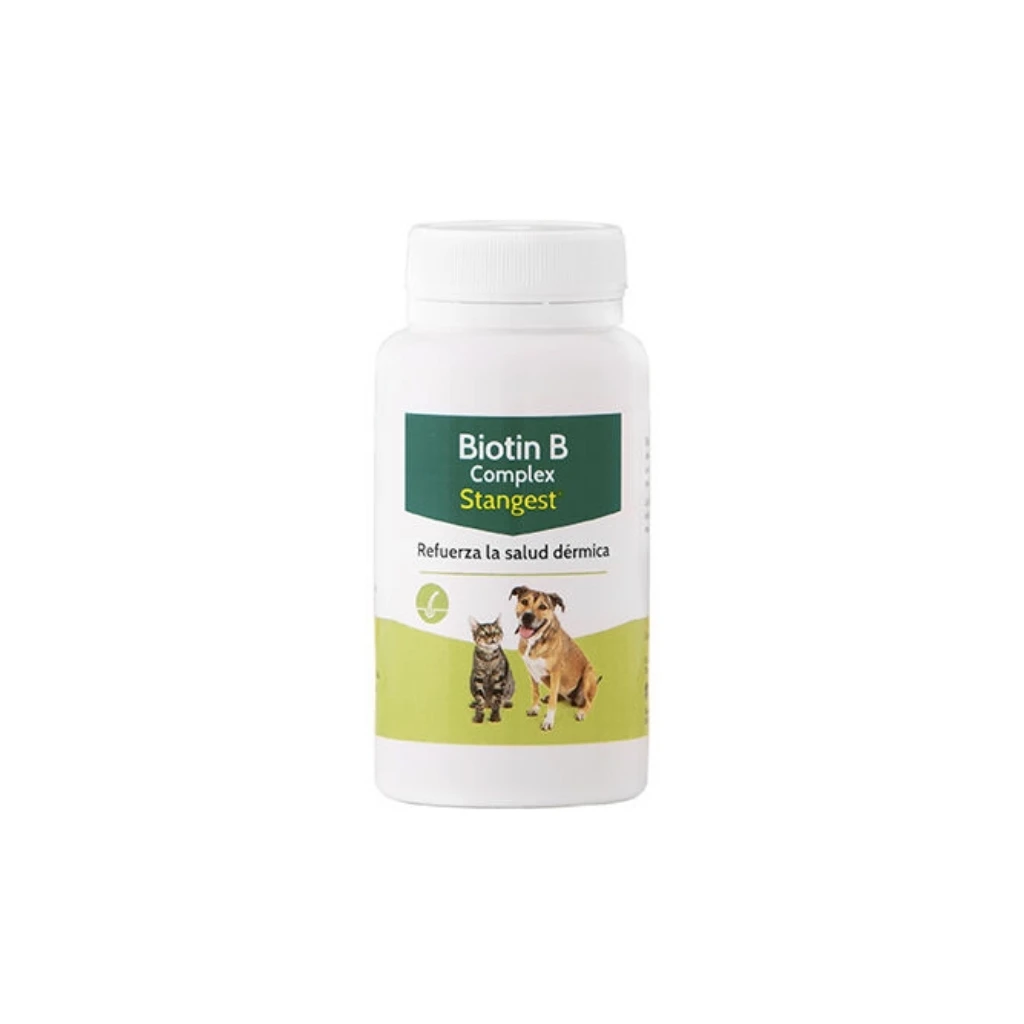 STANGEST - Biotin B Complex - Alimento Complementario para Perros y Gatos que Refuerza la Salud Dérmica