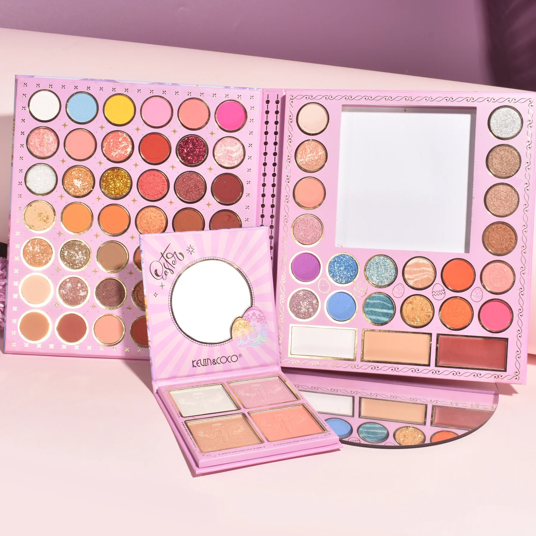 KEVIN & COCO Celestial Dreams 69 Colors Eyeshadow and Illuminator Palette
