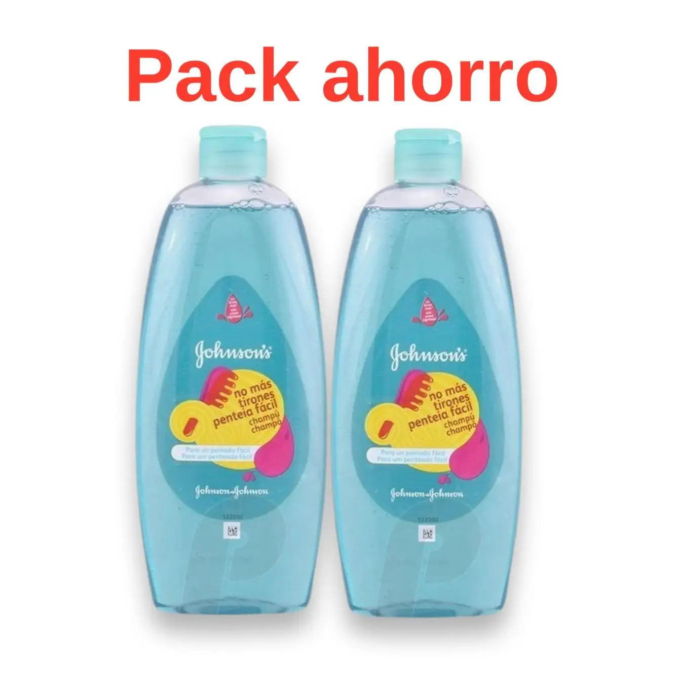 Shampoo saving 1 liter JOHNSONS BABY shampoo NO more Pulls 2 units x 500 ML