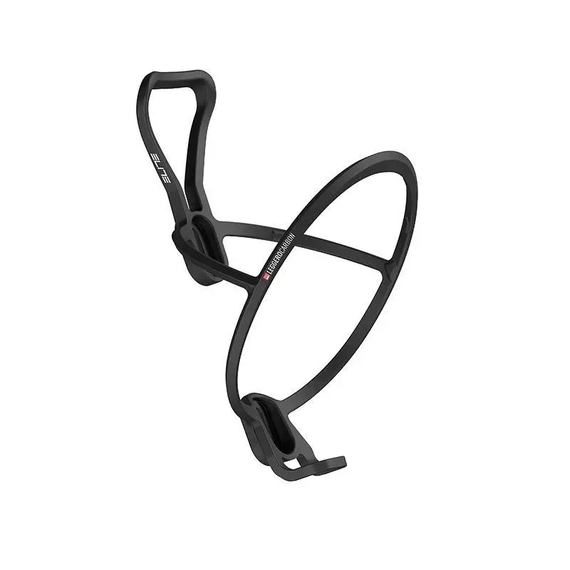 ELITE | Portabidón De Carbono LEGGERO -negro Mate - Portabidón ELITE LEGGERO, utilizado por los mejores equipos del pelotón, como INEOS Grenadiers, UAE Team Emirates y Bahrain