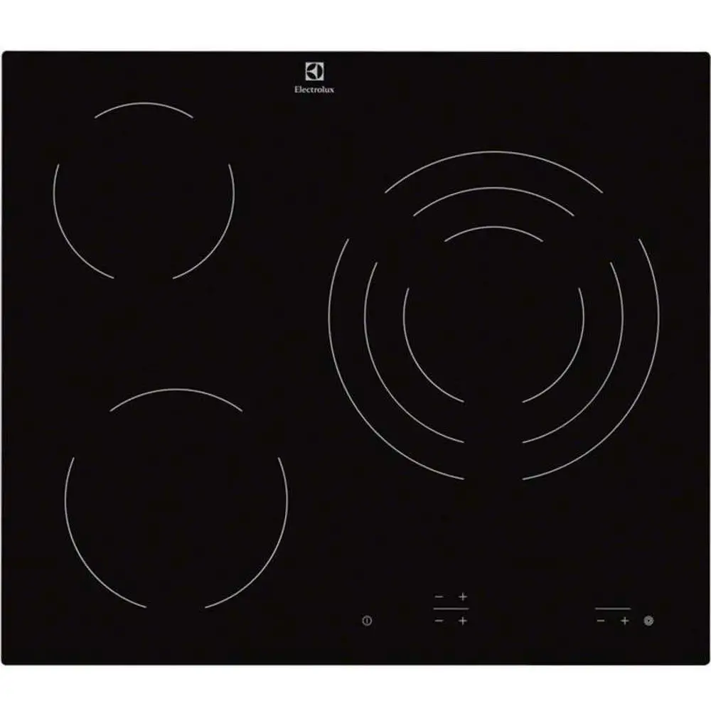 VITROCERAMICA INDEPENDIENTE ELECTROLUX EHF6232IOK 3 ZONAS COCCION ANCHO 60 CM
