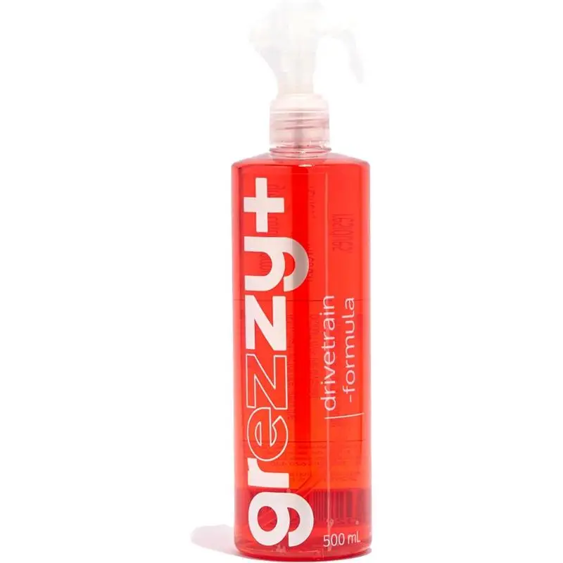 Grezzy+ Drivetrain Formula 500mL Potente y efectivo desengrasante con nuestra novedosa fórmula  Grezzy Plus   de ciclismo para bicicleta