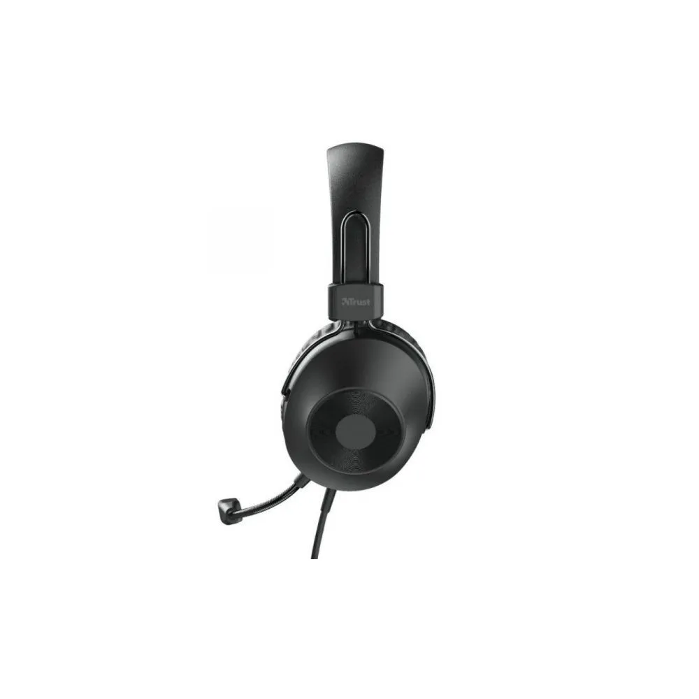 Trust Ozo headset 24132/with microphone/USB/Black for Mac OS Windows