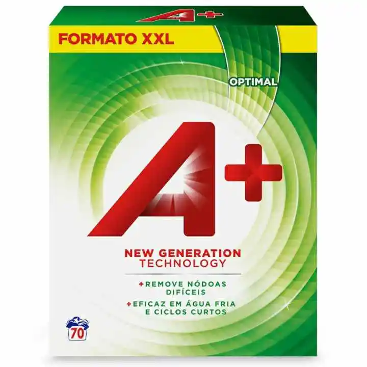 ¿Por qué elegir el detergente en polvo A+ 70 lavados A Optimal DPH?