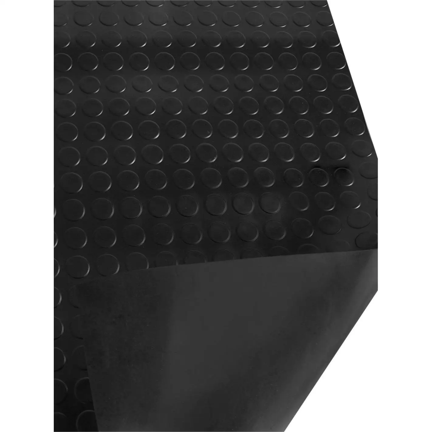 Suelo Goma Circulo Negro - Rollo 3 mm 15 x 1,20 m