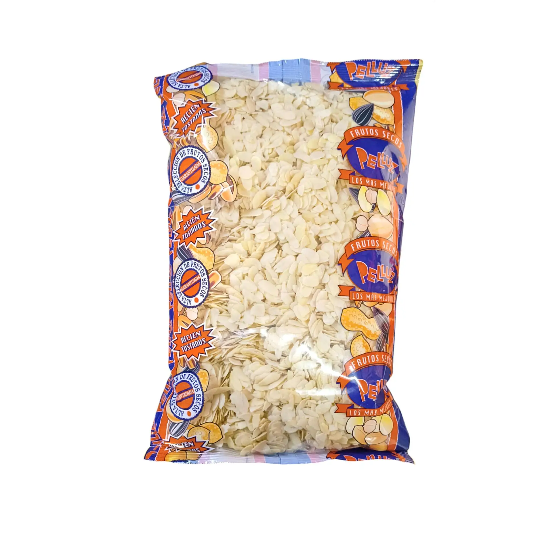 Almendra Laminada 1 Kg - De Origen Español - Calidad Premium - Marca Pelluz - Láminas de Almendra de Primera Categoría