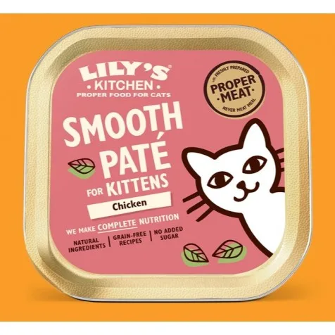 Lily's Kitchen Smooth Paté de Pollo Kitten Gatos 19 x 85 gr