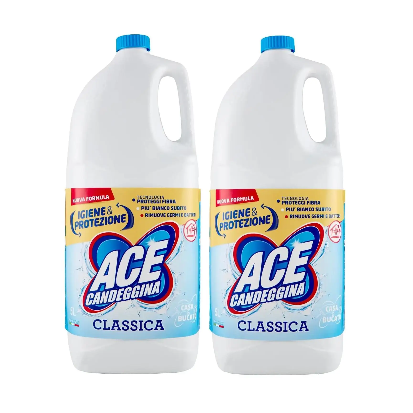 ACE CLASSIC - Lejía higiene y protección (2x 5 litros)