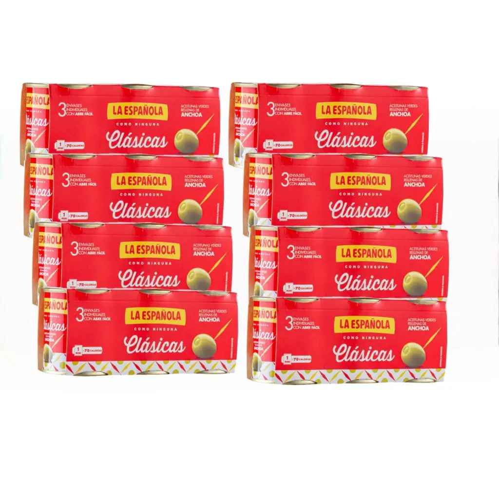 ACEITUNAS R/ANCHOAS LA ESPAÑOLA 50 G P-3