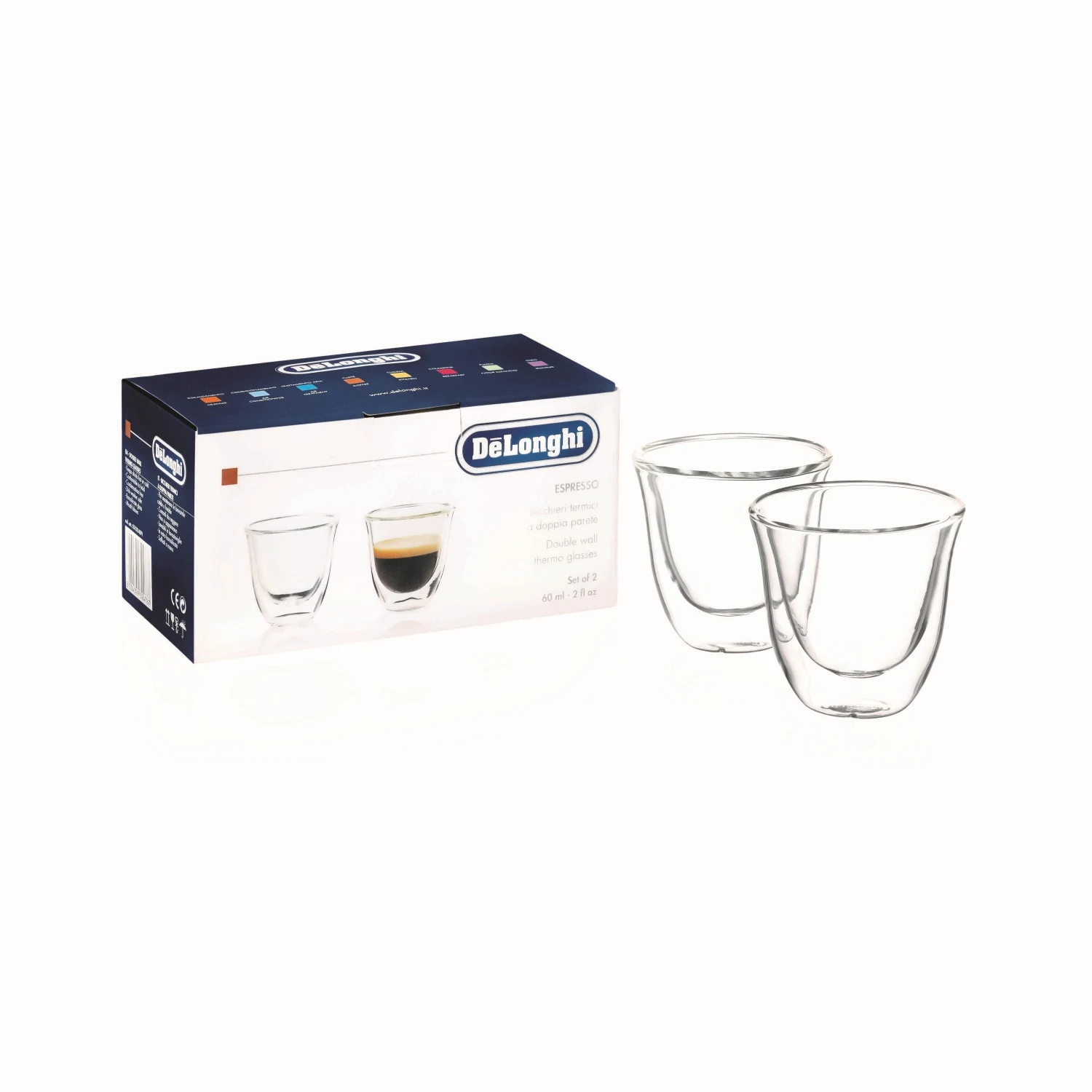 DeLonghi Juego de 2 Tazas Espresso 60 ml - Imagen 8