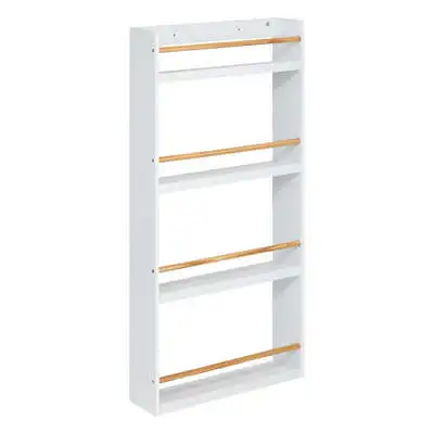 Factory Cuadros - Librería Infantil Puki con 4 Baldas Color Blanco / Mueble Infantil