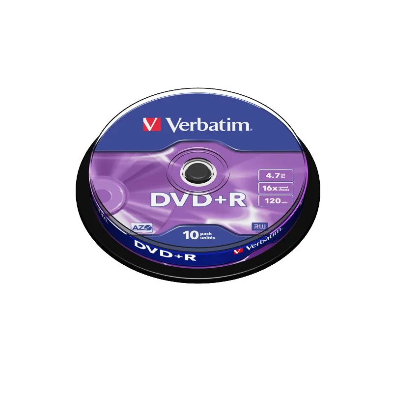 Verbatim DVD + R 16x4.7GB (10 Pcs)-43498