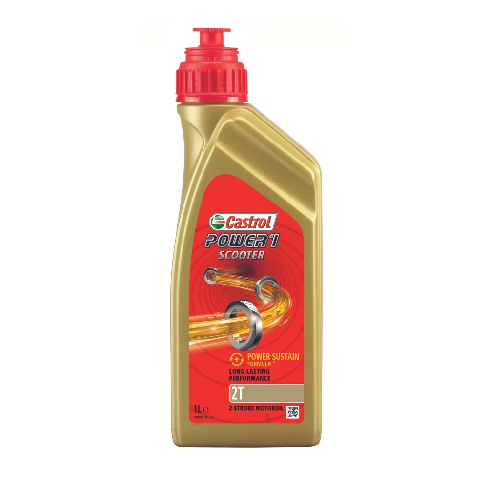 Oil Castrol Power 1 Scooter 2T 1L-engine protection