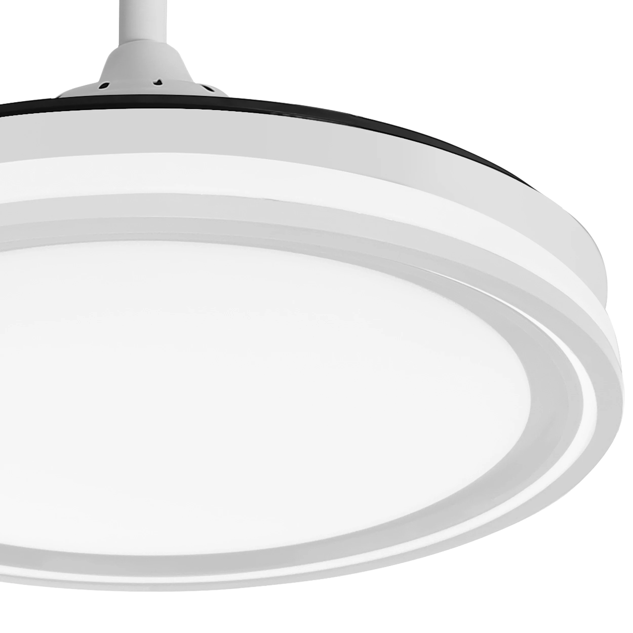 Factory fan Dc bandit 59w White 4 blades 107d 5900lm 3500-4000-6500k remote and timer | Silent