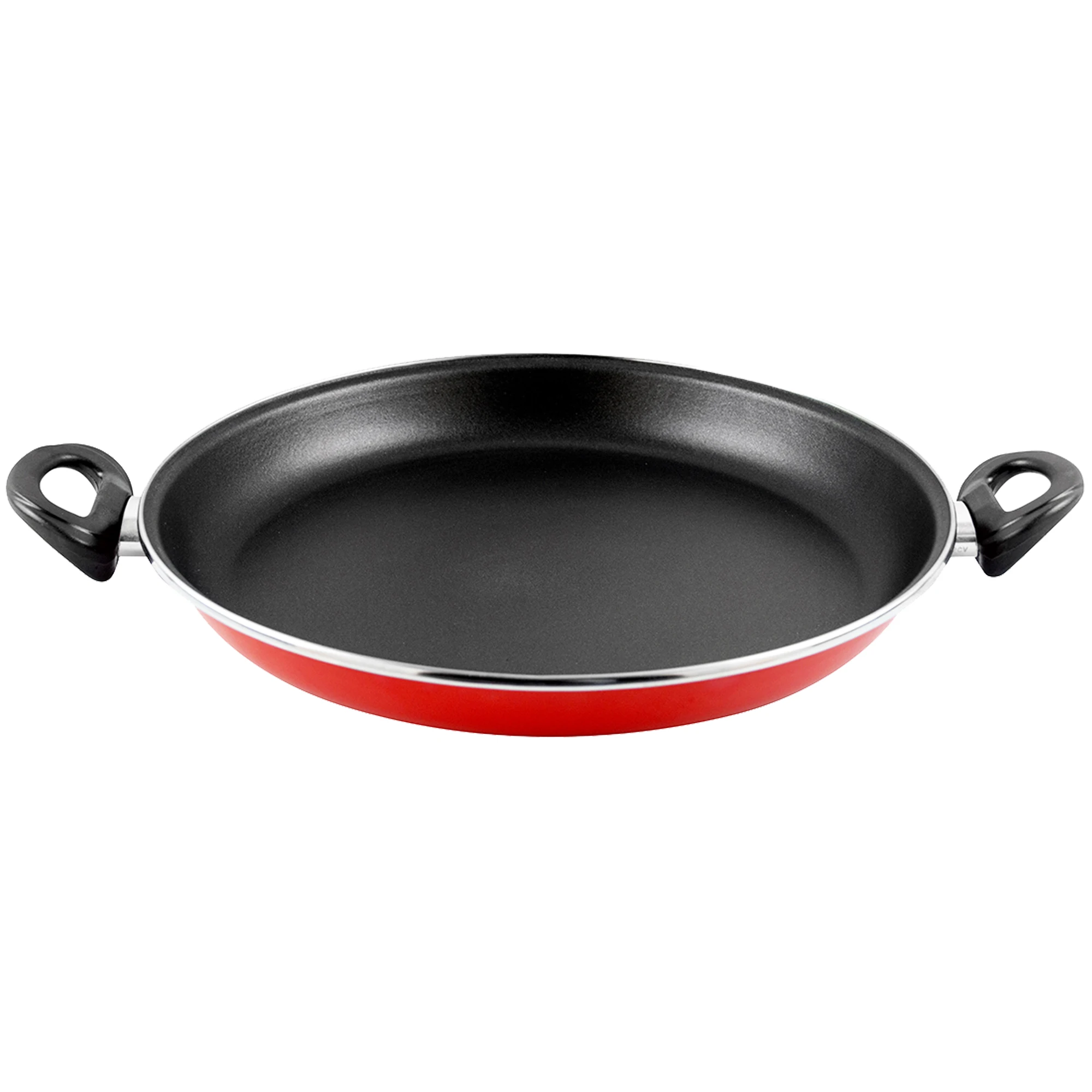 MAGEFESA PRAGA paellera 34, acero esmaltado vitrificado, en granate, inducción y lavavajillas