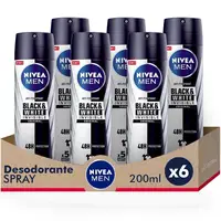Pack 6 desodorantes NIVEA MEN spray 200ml