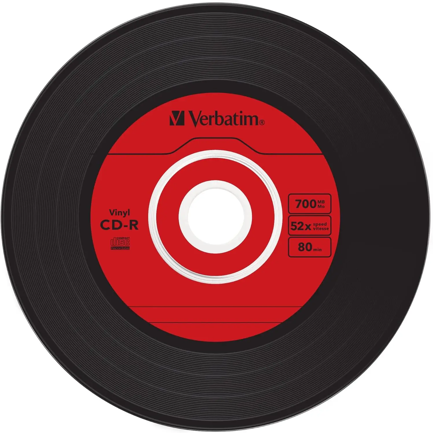 Verbatim 43426 52x Vinyl CD-R-Slim case 10 pieces