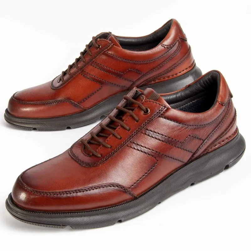 Zapato De Piel Para Hombre. Purapiel Confore4 98984