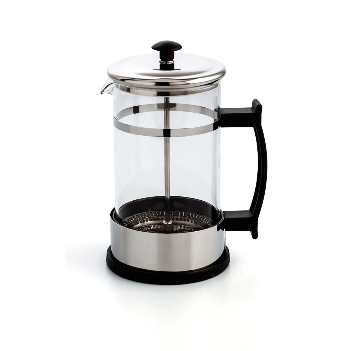 Quid Cafetera émbolo 600ml Reciclable Ecológica Higiénica Filtro Acero Inoxidable
