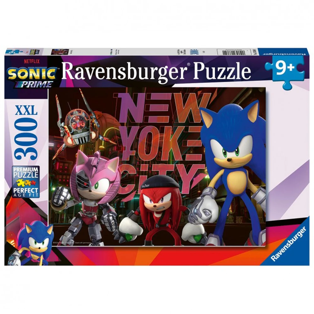 PUZZLE SONIC PRIME 300 PIEZAS XXL, RAVENSBURGER, 13384, TIENDA CON LICENCIA OFICIAL