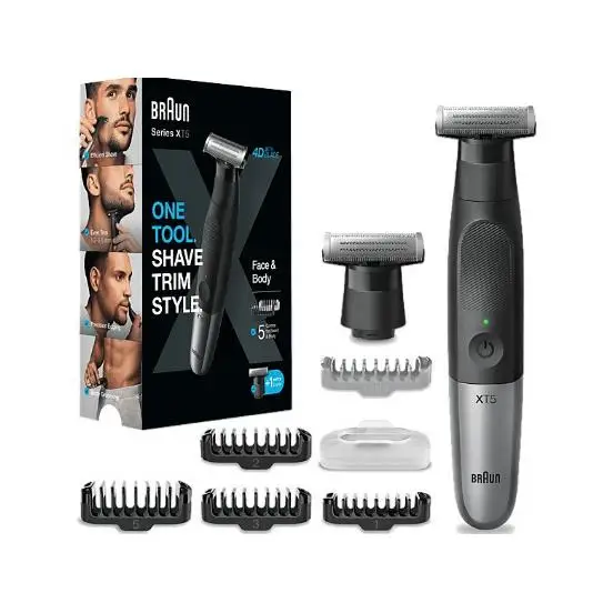Afeitadora masculina braun serie x xt5110 5 +1 autonomía 45 min