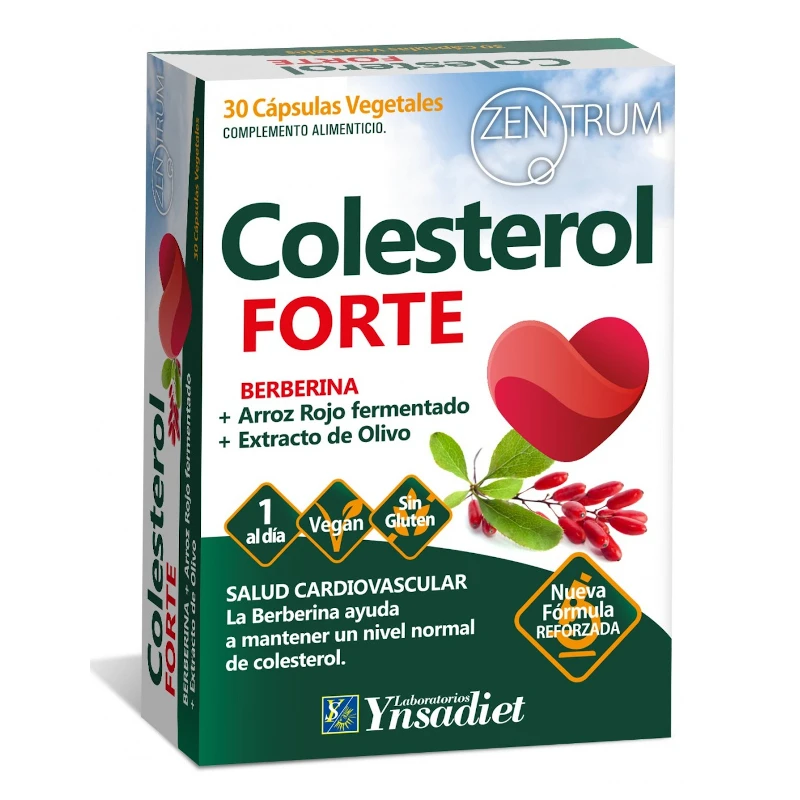 ZENTRUM COLESTEROL FORTE 30 CAPSULAS VEGETALES