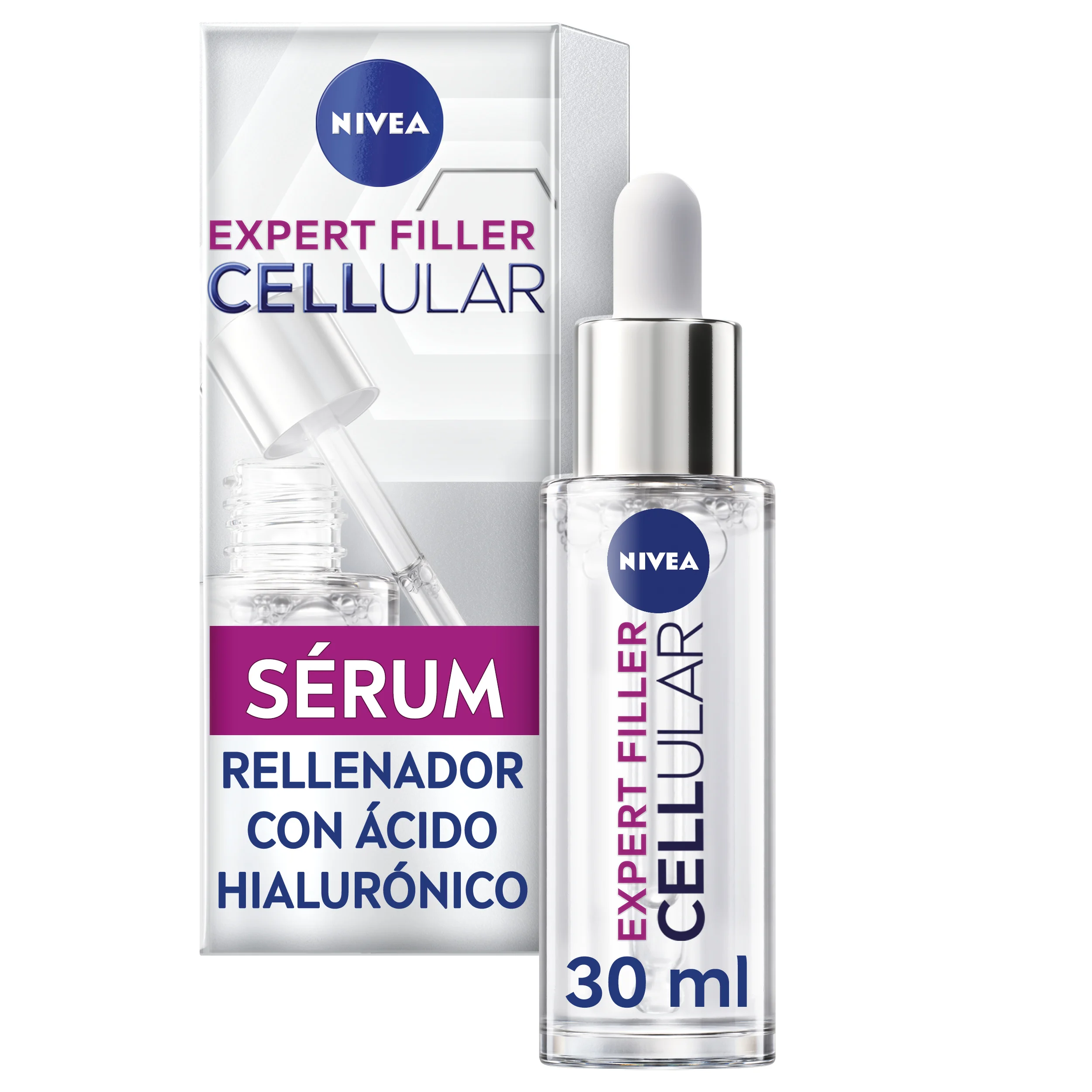 NIVEA Hyaluron Cellular Expert Filler Sérum Rellenador Ácido Hialurónico 30ml