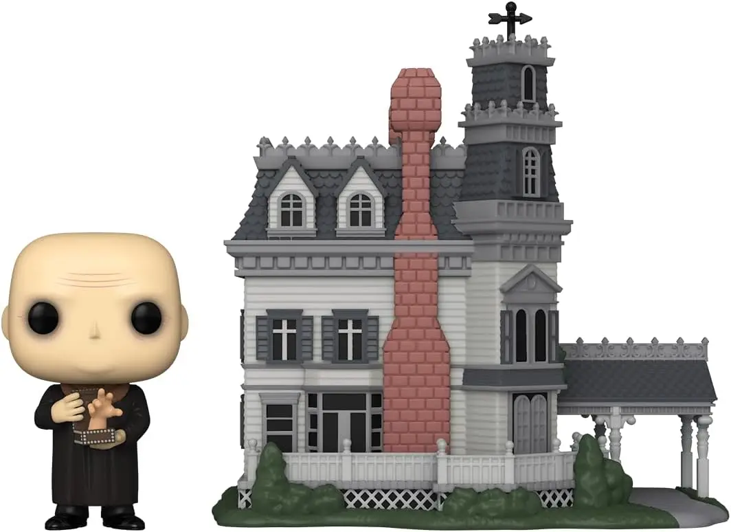 Funko Pop! Town: AFC - Addams Home with Uncle Fester - Addams Family Classic TV-collectible vinyl figure-gift Idea-official merchandise-toys for children and adults-TV Fans