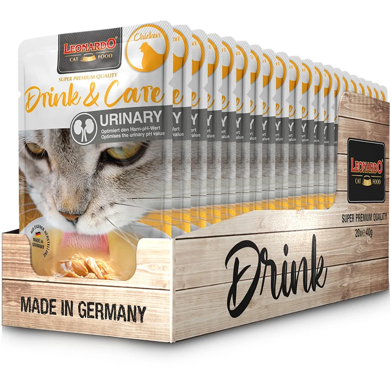 Leonardo Drink Care & Urinary chicken complementary food for adult cats