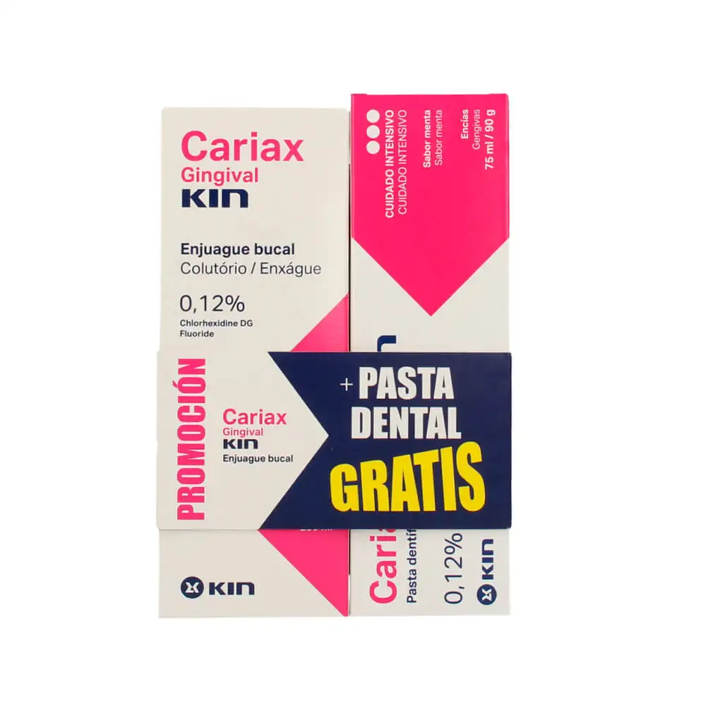 Kin Cariax Gingival Colutorio 250Ml + Regalo Pasta Dentífrica 75 ml