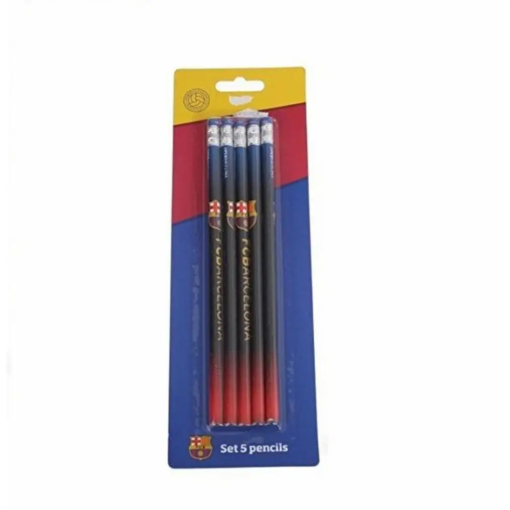 Casa Y Menaje Set 5 Lápices Fc.barcelona - Oficial del Fc.barcelona