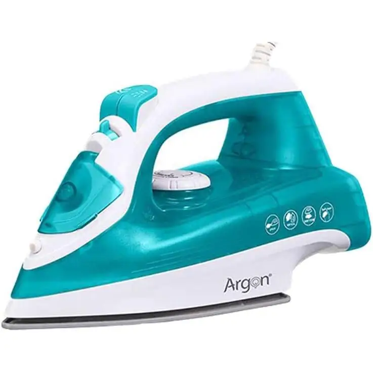 Plancha de Vapor Inalámbrica de 1600W con Depósito de 200 ml – Recubrimiento de Cerámica, Función sin Cable, Botón de Autolimpieza, Luz de Señalización y Diseño en Color Verde Agua