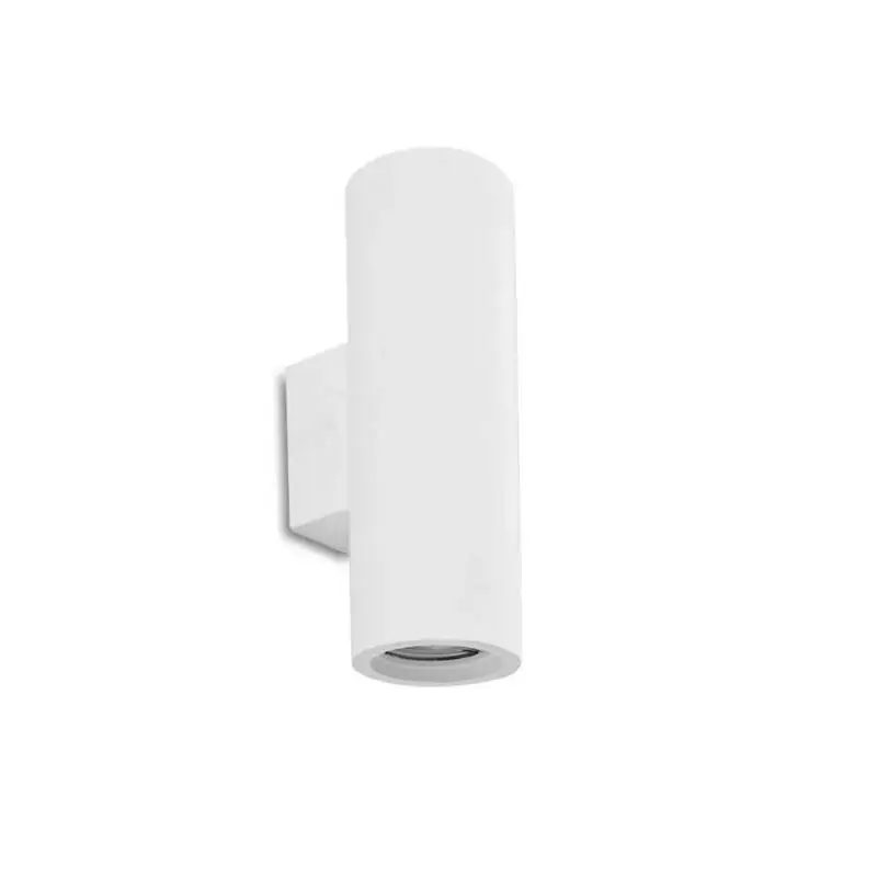 ALPINALUZ Aplique de Pared Aluminio Moderno Cilindro con Dos Casquillos GU10 Luz Arriba y Abajo para