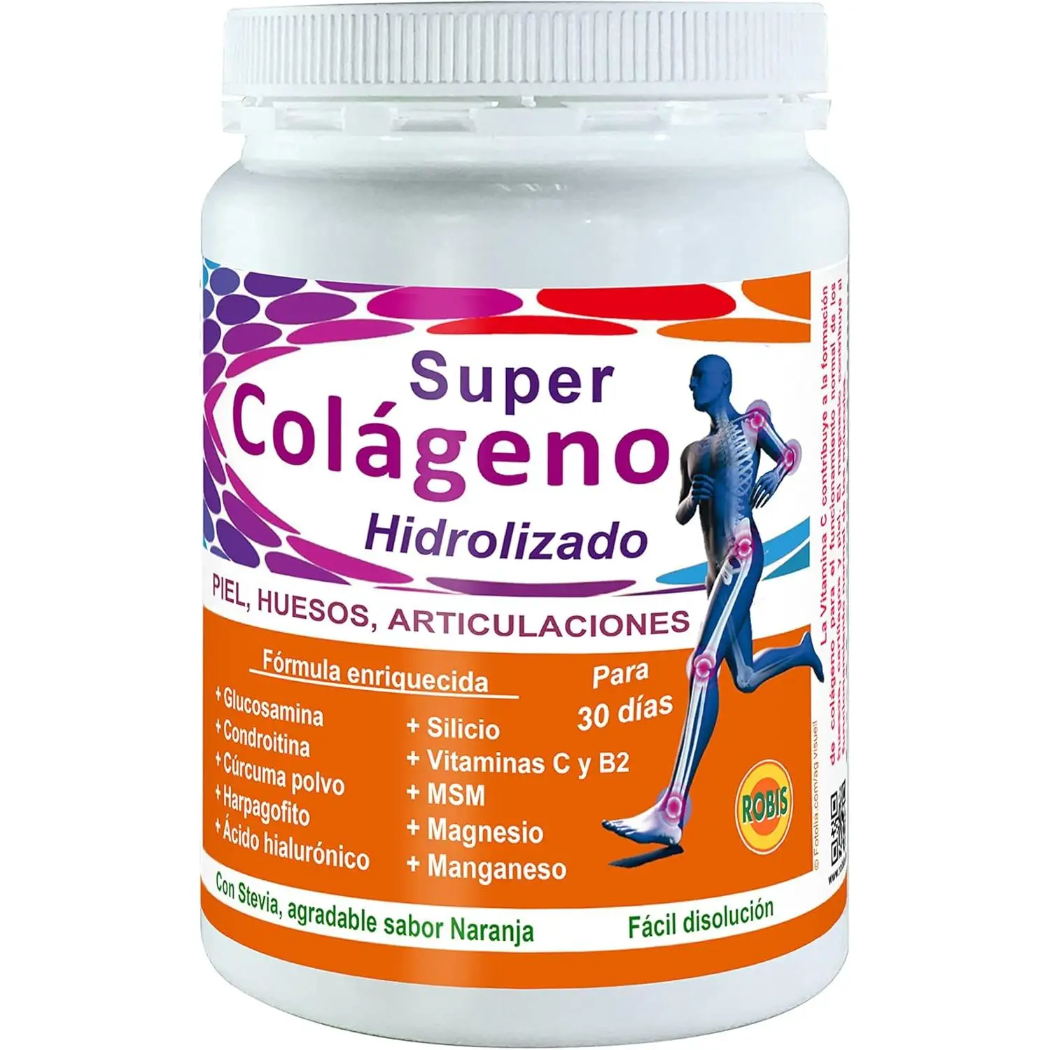 Robis Super Colágeno Hidrolizado, 300 gramos - Ayuda articulaciones, músculos y dolores reumáticos