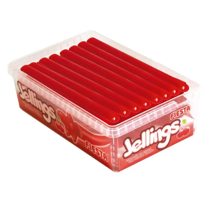 Fiesta Regaliz Relleno Gelatina Cereza 60 Unds