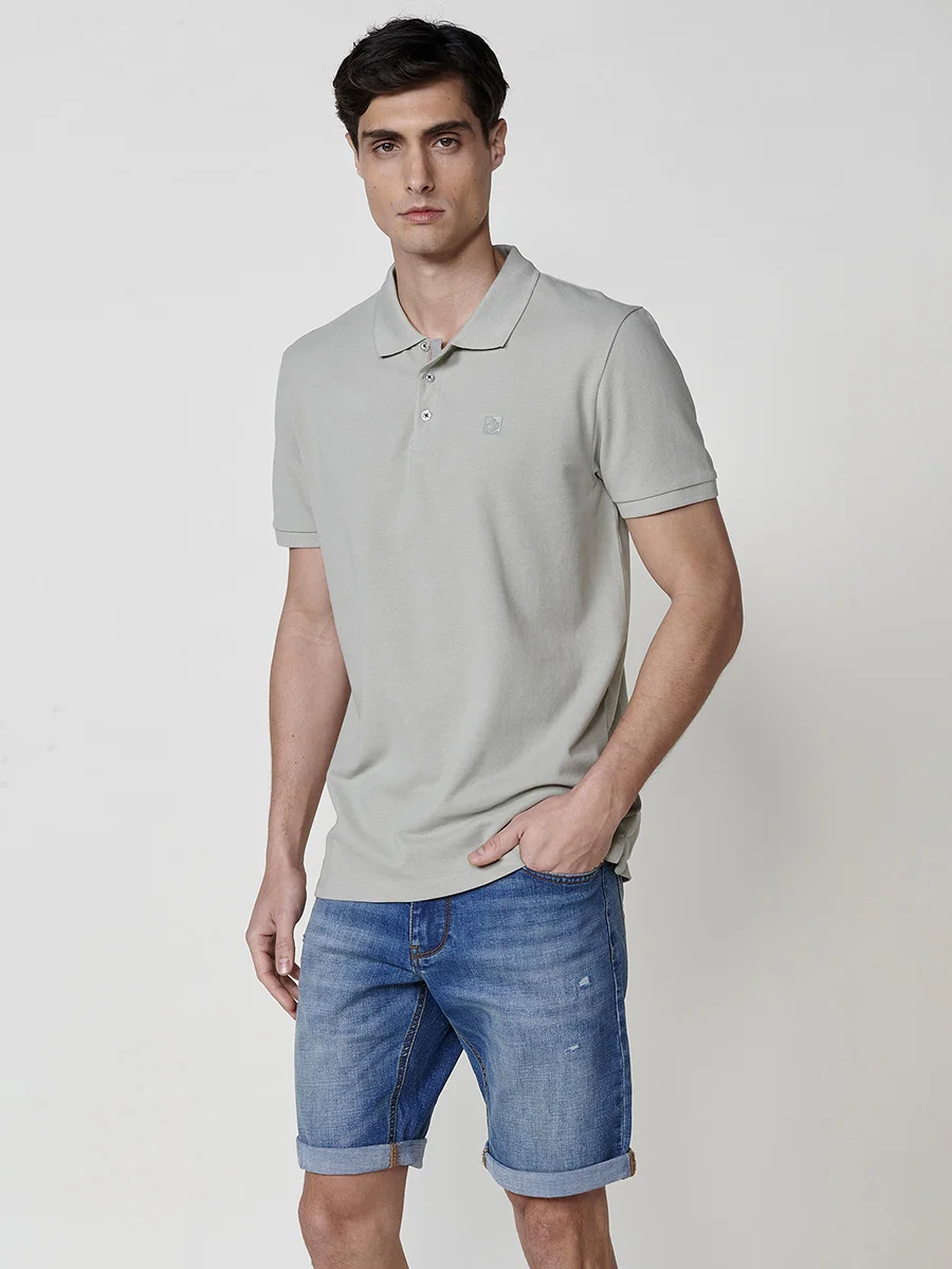 Koroshi Polo Hombre Manga Corta Cuello Camisero Piqué – Koroshi 2511PC39