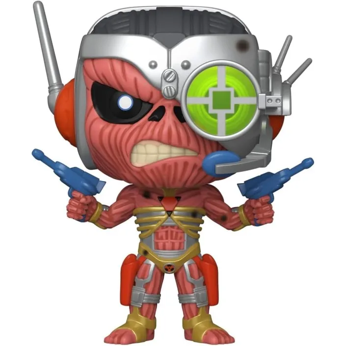 Figura Funko Pop! Rocks Iron Maiden Cyborg Eddie Modelo 438 | 80487 -  Original - Figuras Miniaturas Coleccionables Para Exhibición - Idea De Regalo - Mercancía Oficial - Juguetes Para Niños - Fans